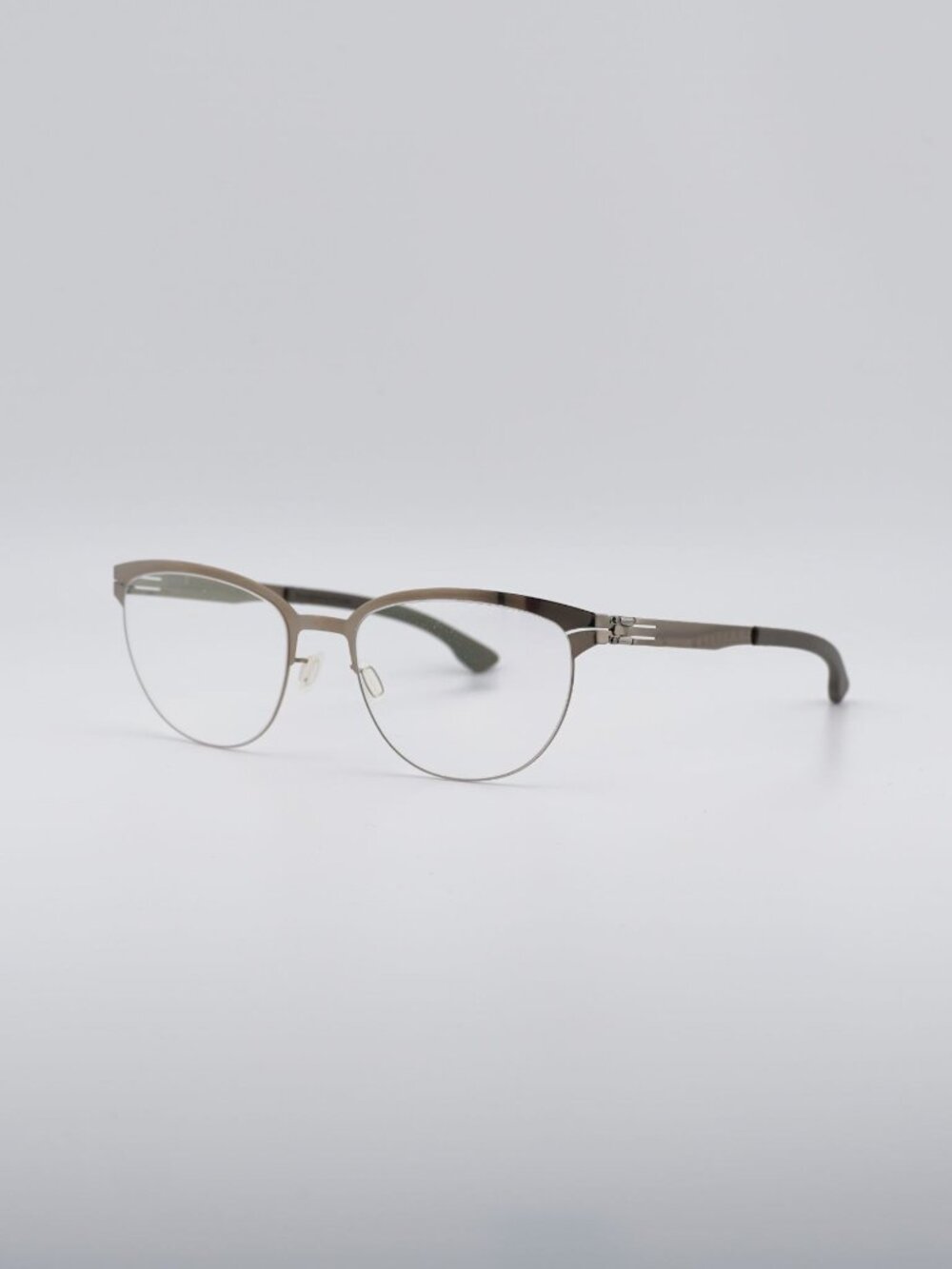 Ic! Berline THE INGENUE M1417 073 Eyeglasses Shiny Bronze 52mm Browline Frame